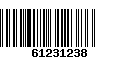 Código de Barras 61231238