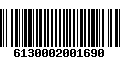 Código de Barras 6130002001690