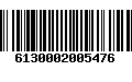 Código de Barras 6130002005476