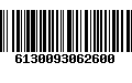 Código de Barras 6130093062600