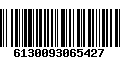 Código de Barras 6130093065427