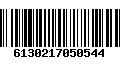 Código de Barras 6130217050544