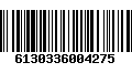 Código de Barras 6130336004275