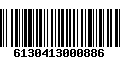 Código de Barras 6130413000886