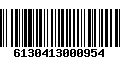 Código de Barras 6130413000954