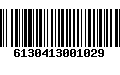 Código de Barras 6130413001029