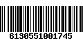 Código de Barras 6130551001745