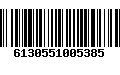 Código de Barras 6130551005385