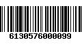 Código de Barras 6130576000099