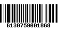 Código de Barras 6130759001868