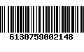 Código de Barras 6130759002148