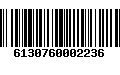 Código de Barras 6130760002236