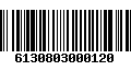 Código de Barras 6130803000120