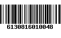 Código de Barras 6130816010048