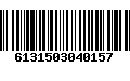 Código de Barras 6131503040157