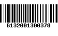 Código de Barras 6132001300378