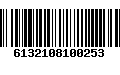 Código de Barras 6132108100253