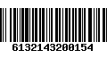 Código de Barras 6132143200154