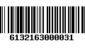 Código de Barras 6132163000031