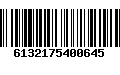 Código de Barras 6132175400645