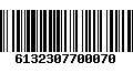 Código de Barras 6132307700070