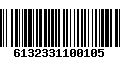 Código de Barras 6132331100105