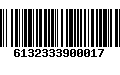 Código de Barras 6132333900017