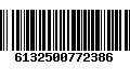 Código de Barras 6132500772386