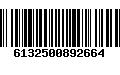 Código de Barras 6132500892664