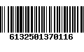 Código de Barras 6132501370116