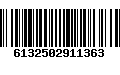 Código de Barras 6132502911363