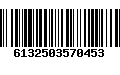 Código de Barras 6132503570453