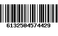 Código de Barras 6132504574429