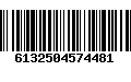 Código de Barras 6132504574481