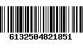 Código de Barras 6132504821851