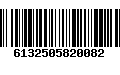 Código de Barras 6132505820082