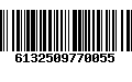 Código de Barras 6132509770055