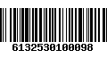 Código de Barras 6132530100098