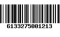 Código de Barras 6133275001213