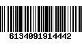 Código de Barras 6134091914442