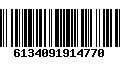 Código de Barras 6134091914770