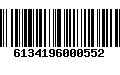 Código de Barras 6134196000552