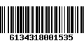 Código de Barras 6134318001535