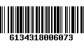Código de Barras 6134318006073