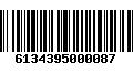 Código de Barras 6134395000087