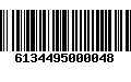 Código de Barras 6134495000048