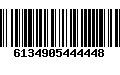 Código de Barras 6134905444448