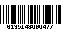 Código de Barras 6135148000477