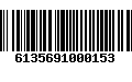 Código de Barras 6135691000153