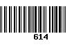 Código de Barras 614